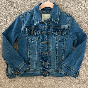 Copper key denim jacket